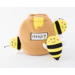 Burrow - Peluche de fouille - Pot de miel et abeilles