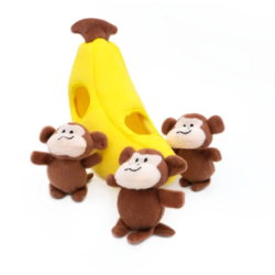 Burrow - Peluche de fouille - Banane et singe